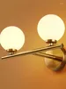 Lampade da parete Specchio applique a LED per camera da letto Lavanderia Decorazione Lampada da testata Luci Decorazione Lettura carina