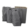 Laundry Bags Hampers For Basket With Lid 160L Hamper 3 Section Dirty Clothes Bedroom Room Retail