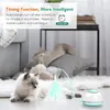 ATUBAN Interactive Toys2-in-1 Toyadjustable Ambush Feather Kitten Toy for Cat Exercise Catcher Chasing Hunting 240103