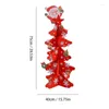 Christmas Decorations Santa Claus Felt Tree Gifts Ornaments Set Decorative Non-woven DIY Crafts For Toddler Kids Claus/Elk