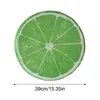 Kissen 3D Obst Runde Gefüllte Kissen Kiwi Orange Wassermelone Sitz S Form Dekoration Für Zuhause