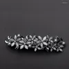 Hair Clips For Women Fashion Simple Flower Crystal Hairpin Retro Elegant Exquisite Geometry Head Accessories Jewelry Wholesale