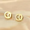 New Simple Gold Design Earrings Pearl for Woman Earring Fashion Gold Earring Gift Jewelry