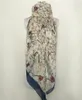 10pcslot kvinnor halsdukar viskos halsdukar snood hijab foulard djur halsduk kvinnor fågel lång halsduk blomma bandana4275068