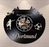 Dortmund City Skyline Wall Clock German States Football Stadium Fans Celebration Wall Art Record Wall Clock Y2001096191790