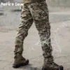 ReFire Gear Camouflage-Militärhose für Herren, tragbare taktische Kampfhose mit mehreren Taschen, wasserdichte Armee-SWAT-Spezialfrachthose 240102