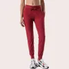 Damesyoga voor fiess, sport, vrijetijdstraining, vetersluiting lululemenly dames alo yoga lululy citroen beensluiting, elastische broek