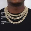 Hip Hop Style Women Men Sterling Sier Akcesoria Moissanite Diamond Fine Jewelry Monaco Miami Cuban Link Chain