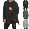 Sweats à capuche pour hommes à capuche hommes décontracté à capuche Cape manteau de mode pull avec poche garçon 10