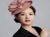 Teardrop Heavy Weave Sinamay Loop Veil and Feather Fascinator Formell hatt Ascot Melbourne Cupchurch Headpiece 2207218190546