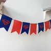 Feestdecoratie Gelukkige Verjaardag Heroes Vilten Banner Super Man Decoraties Benodigdheden Voor Thuis Kinderkamer Decor Ophangen