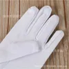 15-17 cm bébé Performance gants blancs enfants étiquette scène Spandex Jazz danse Stock écoles maternelles appropriées 10 paire 240102