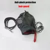 BDSM Mask BlindfoldLeather Breathing Hole Role Playing HoodPadded over Mouth and Ears BondageSex Toys For Couples 240102