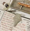 Porte-Page en métal en forme de plume, Vintage, Clip, décoration pour Journal, carnet de notes, marque-page mignon, accessoires de planificateur, 240103