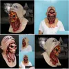 Partymasken Halloween Latex Blutige Maske Zombie Gesicht Schmelzendes Walking Dead Horror Kostüm Prop5934106 Drop Lieferung Home Garden Festiv Dhxb3