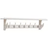 Hangers Modern Multifunctional Hanger Light Luxury Wall Clothes Hook Solid Wood Bedroom Living Room Entrance Partition Key Storage Rack