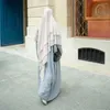 민족 의류 3 층 khimar hijab scarf 이슬람 여성 무슬림 머리 장식 의류 의류 머리 장식 두바이 사우디 터키 인도네시아