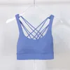 Soutien-gorge de Yoga à séchage rapide pour femmes, vêtements d'extérieur, Fitness, huit amortisseurs, beau sport du dos, LU-088