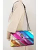 Eagle Head Kurt Geiger Bag Rainbow Women torebka złącza kolorowe krzyżowe body patchwork sprzęgło proste styl wszystko