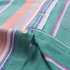 100 Baumwollmänner Oxford -Hemden Langarm Casual Stripe Weiche Buttes formelle männliche Kleidung plus Größe 7xl 6xl 240103