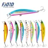 FJORD Ramdom 5 pz 125mm 40g Minnow Laser Duro Professionale SwimBait Esche Artificiali Dotato di Gancio Affilato Affondamento Richiamo di Pesca 240102