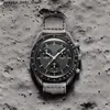 ceramic Material Moonswatch Bioceramic Quarz Chronograph Mens womens watch Mission To Mercury Nylon Luxury Watch James Montre de luxe Limited Edition mast 05UF