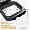 2024new Disposable baking tray Non-slip mat BBQ air fryer baking paper Cheesecake kitchen baking tools, simple and convenient, 10 servings per package.