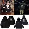 Kadın Hoodies Sonbahar Moda Sweatshirt Kpop Agustd D-Day Baskı Fermuarı Ceket Erkekler ve Kızlar İçin Gündelik Jumper