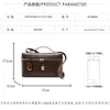 Loro Bag LP Ny 27 äkta läder Loro Lunch Box Bag unik One Shoulder Diagonal Straddle Handheld Makeup Bag Piana stor kapacitet Fashion Högkvalitet