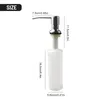 Zeepdispenser 1 STKS 350 ml 360 ° draaibare ABS Gootsteen Dispensers Lotion Opslag Fles Thuis Badkamer Keuken Accessoires