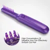 Elektrisk detangling borste hår lockiga kammar avlägsna hårbotten massage lossna smidiga knutar trasslar verktyg skönhet hälsa 240102
