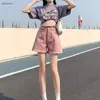 Dress Korean Style Summer High Waist Denim Shorts Women Fashion Casual Wideleg Jeans Short Pants Y2k Streetwear Biker Shorts Woman