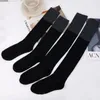 Women Socks Black Sexy Long Cotton Thigh High Over Knee Stockings For Ladies Girls Autumn Winter Lolita JK Warm Sock Hosiery