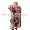 Zużycie sceniczne Rhythmic Gymnastics Konkurs Lotards Dress Women's Girl