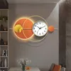 Wall Clocks Restaurant High-End Clock Living Room Atmosphere Home Fashion Clock.