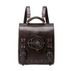 School Bags Foreign Trade Bag Female European Punk Industrial Retro Ladies Shoulder Schoolbag Niche Computer Backpack