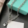 Fashion Diamond Letter Pendants Designer Necklaces Pendant Gold-plated Stainless Steel Brand Chains Men Women Choker Pearl Necklace Wedding Jewelry Gift