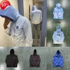 23 Yeni Trapstar Ceket Erkekler Irongate T Windbreaker-siyah kırmızı 1to1 İşlemeli Kadın Hoodie UK Londra High Street Fashion5k