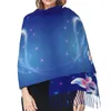 Sciarpe Sciarpa con nappa Pashmina Scialle caldo invernale Avvolgere Bufanda Fantasia Farfalle volanti Fuochi d'artificio e saluto luminoso Cashmere