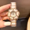 2024 classic elegant designer watch High Quality womens Automatic quartz watch fashion simple flower Watches Women black white gold montre Wristwatches boyfriend