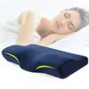 メモリフォーム寝具枕形状人間工学に基づいた頸部枕を眠っている快適な首の保護蝶のメモリフォーム枕240103