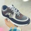 Designer Running Shoes Fashion Channel Sneakers Women Luxury Lace-Up Sports Shoe Casual Trainers Classic Sneaker Woman Ccity DFGVBV Size34-41