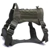 Hunting Jackets 1000D Nylon Adjustable Molle Tactical Dog Vest Military Service Training Combat Waterproof Camouflage