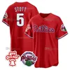 Philliess Harper Red October Patch Jersey Trea Turner Aaron Nola Zack Wheeler J.T. Realmuto Alec Bohm Bryson Stott Nick Castellanos Rhys Hoskins Johan Rojas Jerseys