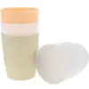 Gobelets 4 pièces tasse d'eau réutilisable cuisine brossage tasses en plastique brosse à dents tasses de bureau porte-dentifrice PP