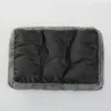 Bed for Dog Cat Pet Square Plush Kennel Medium liten hund bäddsoffa säng kudde husdjur lugnande hund säng hus husdjur leveranser tillbehör 240118