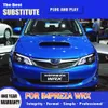 DRL Tagfahrlicht Streamer Blinker Anzeige Für Subaru WRX Impreza LED Scheinwerfer Montage 08-14 Front Lampe Auto zubehör