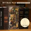 CUTEBEE Book Nook Kit DIY Miniaturhaus DIY Book Nook Touch Lights mit Möbeln für Weihnachtsgeschenke Magic Pharmacist 240102