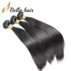 Tressen Qualität Remy Haar Malaysische 9A Seidig Gerade Echthaar Virgin Extensions 3/4 Bundles Schwarze Welle