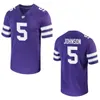 Men de football universitaire Kansas State Wildcats Jerseys University 3 RJ Garcia II 18 Will Howard 9 Treshaun Ward 5 Avery Johnson 31 DJ Giddens 21 Marques Sigle Uniforme